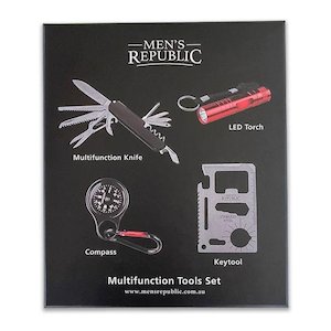 Gift Range: Men's Republic Multi Tool Set - 4 pieces