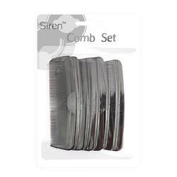 All: Comb Set 6 Pce 12cm x 3.5cm
