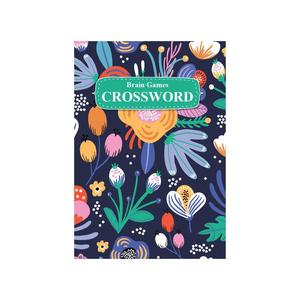All: Puzzle Book Crossword Floral 160pgs 180x128mm
