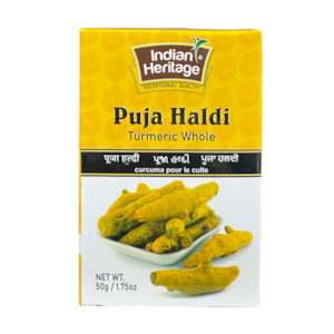 Religious Pooja Items: Indian Heritage Puja Haldi 50g