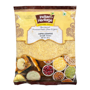 Dals Lentils: Indian Heritage Lapsi Dalia Coarse 500g