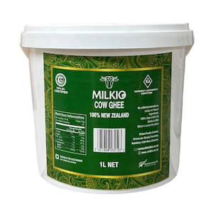 Dairy: Milkio Grass Fed Cow Ghee 1L