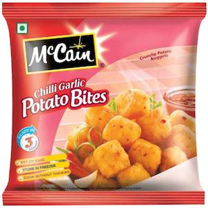 Frozen Sweets Snacks: McCain Potato Bites Chilli Garlic 420g