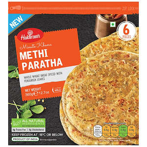 Frozen Naan Pratnha: Haldirams Methi Paratha 360g
