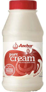 Dairy: Anchor Fresh Cream 300ml