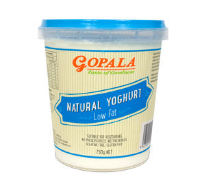 Dairy: Gopala Yoghurt Low Fat 750g