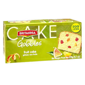 Sweets: Britannia Gobbles Fruit Cake Eggless 275g