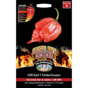 Garden Seeds: Mr. Fothergills Carolina Reaper Chillies