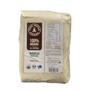 True Indian Foods Organic Sooji Semolina 1kg