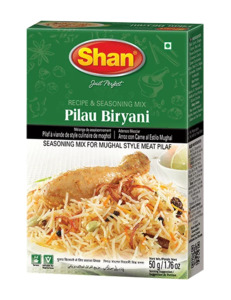 Frontpage: Shan Pilau Biryani Mix 50g