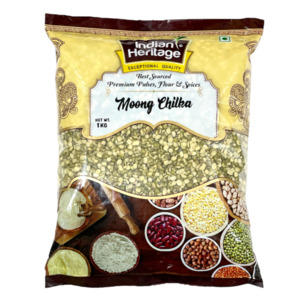 Indian Heritage Green Moong Chilka 1kg