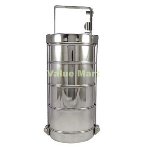 Homeware: Lunch Box Stainless Steel 4s