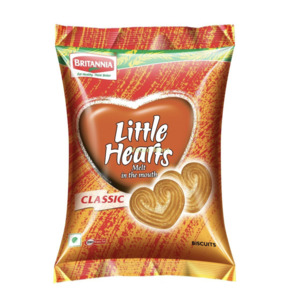 Snacks Biscuits: Britannia Little Hearts Biscuits 75g