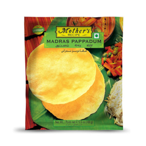 Ready To Eat: Mothers Madras Pappadum 100g