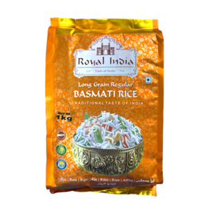 Rice: Royal India Long Grain Basmati Rice 1kg