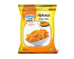 Vadilal Frozen Alphonso Mango Slices 312g