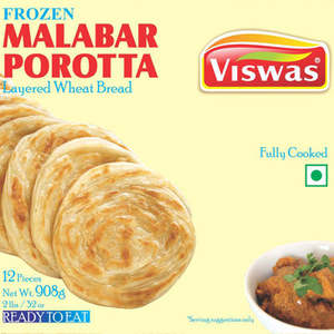 Frozen Naan Pratnha: Viswas Malabar Porotta 908g