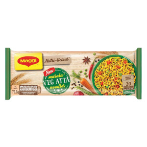 Ready To Cook: Maggi Veg Atta Masala Instant Noodles 4pk 300g