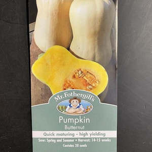 Garden Seeds: Mr. Fothergills Butternut Pumpkin Seeds