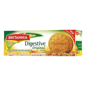 Snacks Biscuits: Britannia Digestive Biscuits Original 400g