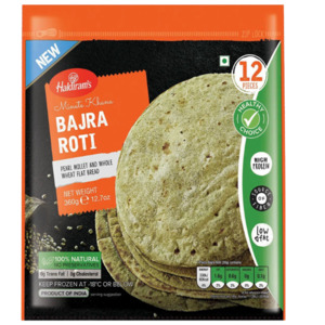 Frozen Naan Pratnha: Haldirams Bajra Roti 360g