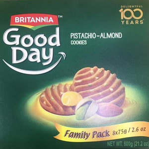 Britannia Good Day Cookies Pista Almond 75gx8