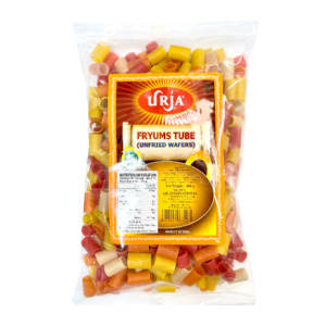 Snacks Biscuits: Urja Fryums Tube Colour 400g