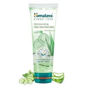 Health Beauty: Himalaya Moiturizing Aloe Vera Face Wash 100ml