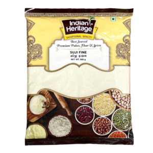 Flour Atta: Indian Heritage Suji Fine 500g