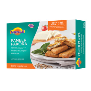 Frozen Sweets Snacks: Nanak Paneer Pakora 454g