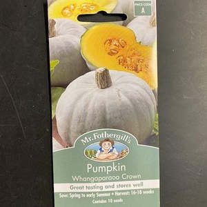 Garden Seeds: Mr. Fothergills Crown Pumpkin Seeds