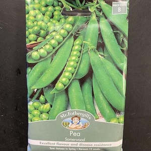 Garden Seeds: Mr. Fothergills Somerwood Pea Seeds