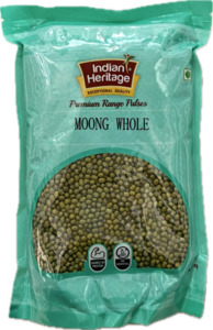 Indian Heritage Green Moong Whole 1kg