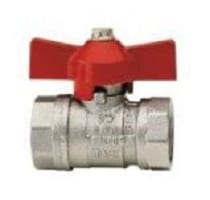 Brass Ball Valve T/H F/F Nickel Plated 15mm Valves Direct NZ