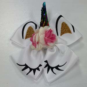 Hair Accessories: UNICORN HAIRBOWS 🦄 (4)