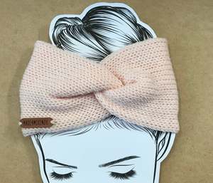 Gifts: Apricot Merino Knit Ear Wamer