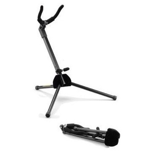 Saxophone: Hercules DS431B Travlite In-Bell Alto Saxophone Stand