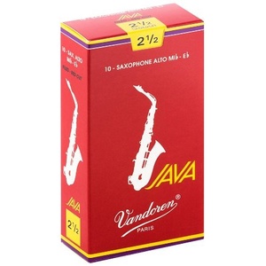Alto Sax Reeds: Vandoren Alto Sax Red Java (Price per reed)