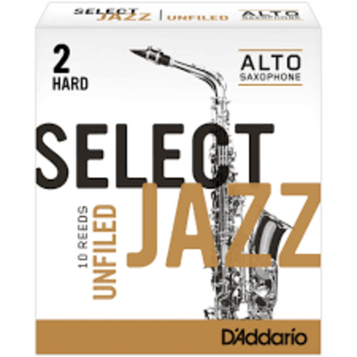 D’Addario Unfiled Select Jazz Alto Reeds (Each)