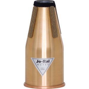French Horn: Jo Ral French Horn all Copper Straight Mute