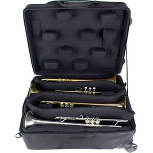 Cases: Protec Quad Horn IPAC Case with Wheels