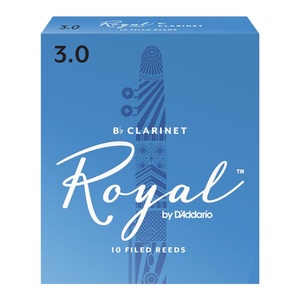 Bb Clarinet Reeds: Royal by D’Addario Bb Clarinet (Price per reed)