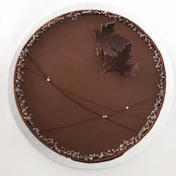 Christmas Menu: XL Grand Cru dark chocolate tart