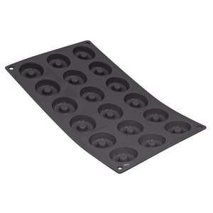 Baking Utensils: DeBuyer Tray 18 mini Savarins MoulFlex Silicone