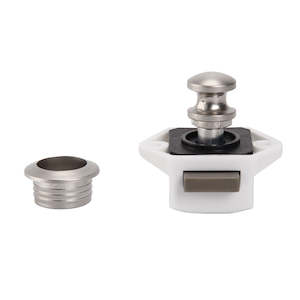 Vanlifer Mini Push Button Catch - White