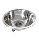 Vanlifer Stainless Bowl Sink & Plug Drain