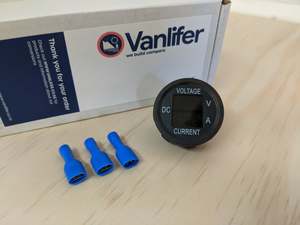 Campervan Electrical Nz: Vanlifer Digital LED Voltmeter Ammeter - 12v