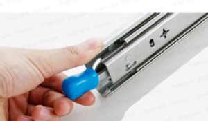 800mm Heavy Duty Lockable Drawer Slides