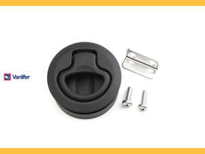 Campervan Hardware: Vanlifer Flush Slam Pull Latch - Black