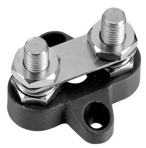 Campervan Electrical Nz: Black M8 Heavy-Duty Twin Power Distribution Posts